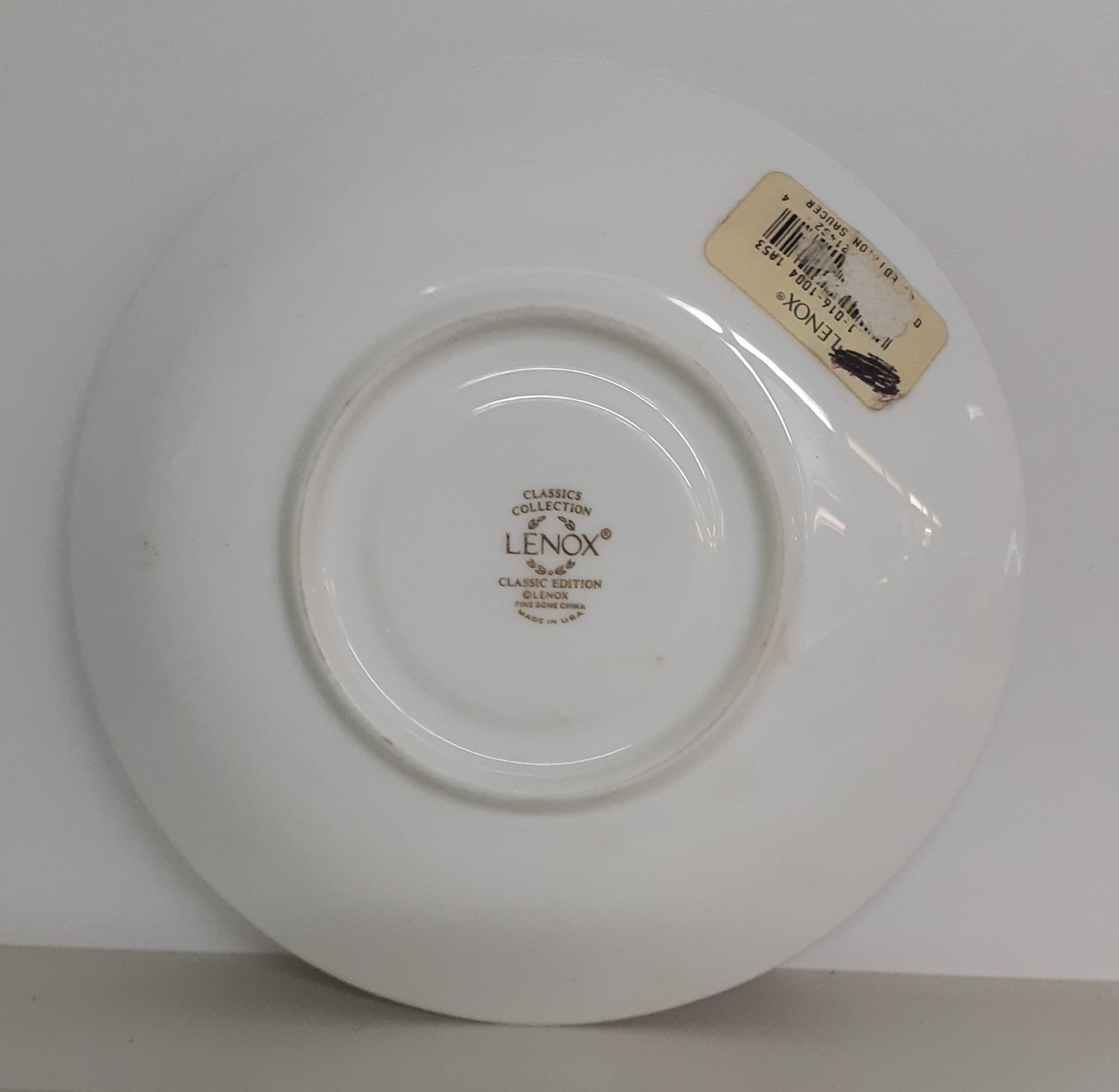 lenox fine bone china classic edition saucer lenox fine bone china classic edition saucer