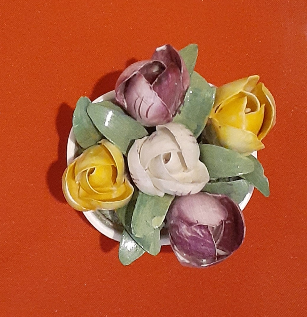 crown staffordshire january flower basket crown staffordshire january flower basket