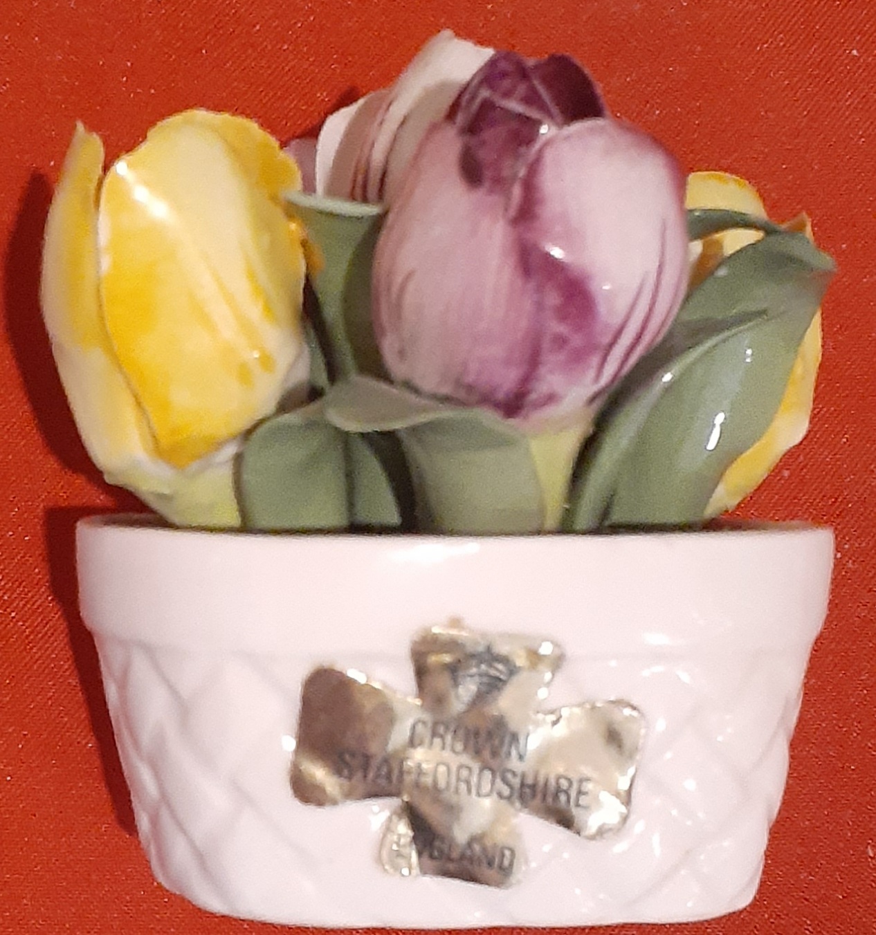 crown staffordshire january flower basket crown staffordshire january flower basket