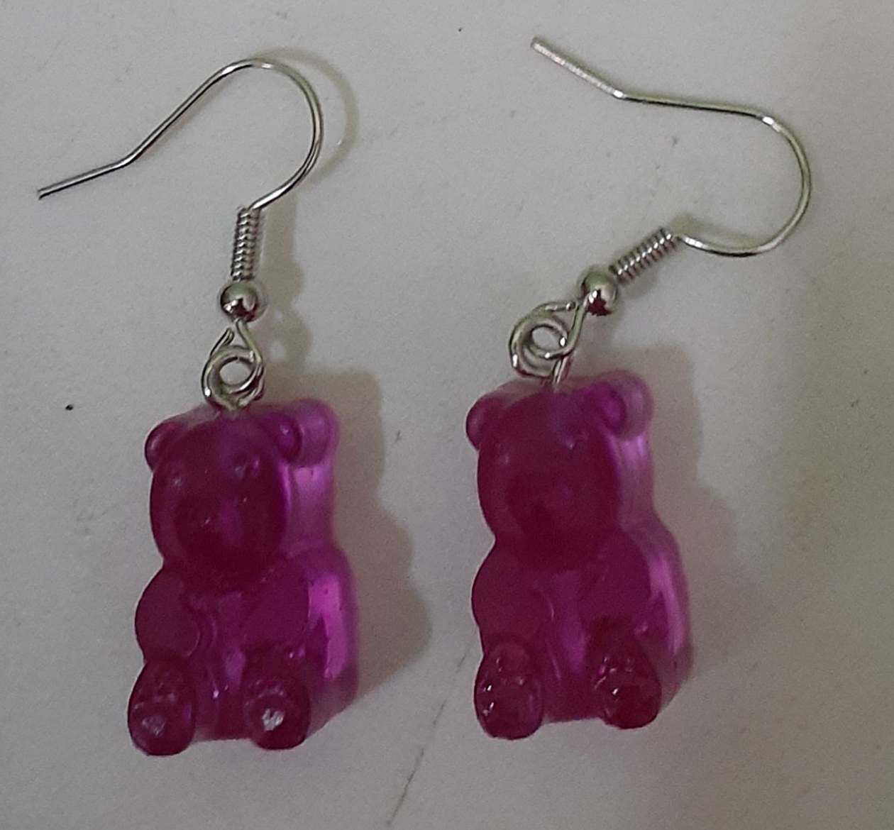 3 piece gummi bear necklace and earring set 3 piece gummi bear necklace and earring set