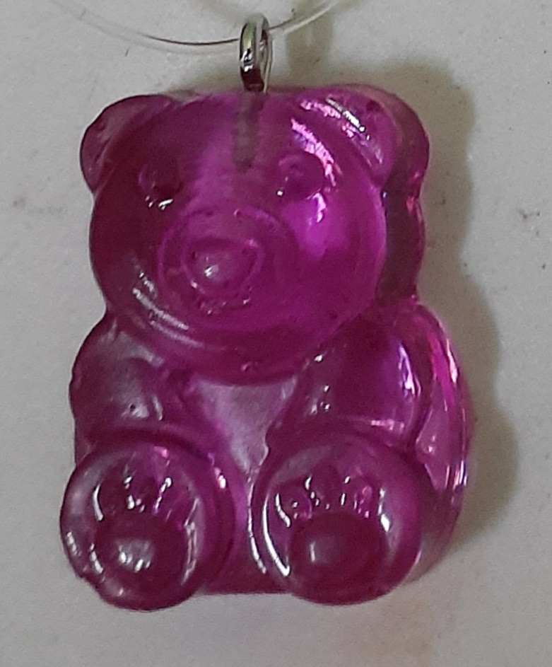 3 piece gummi bear necklace and earring set 3 piece gummi bear necklace and earring set