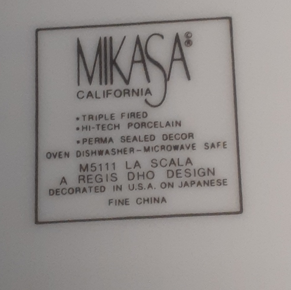 mikasa 5 piece starter set la scala pattern mikasa 5 piece starter set la scala pattern