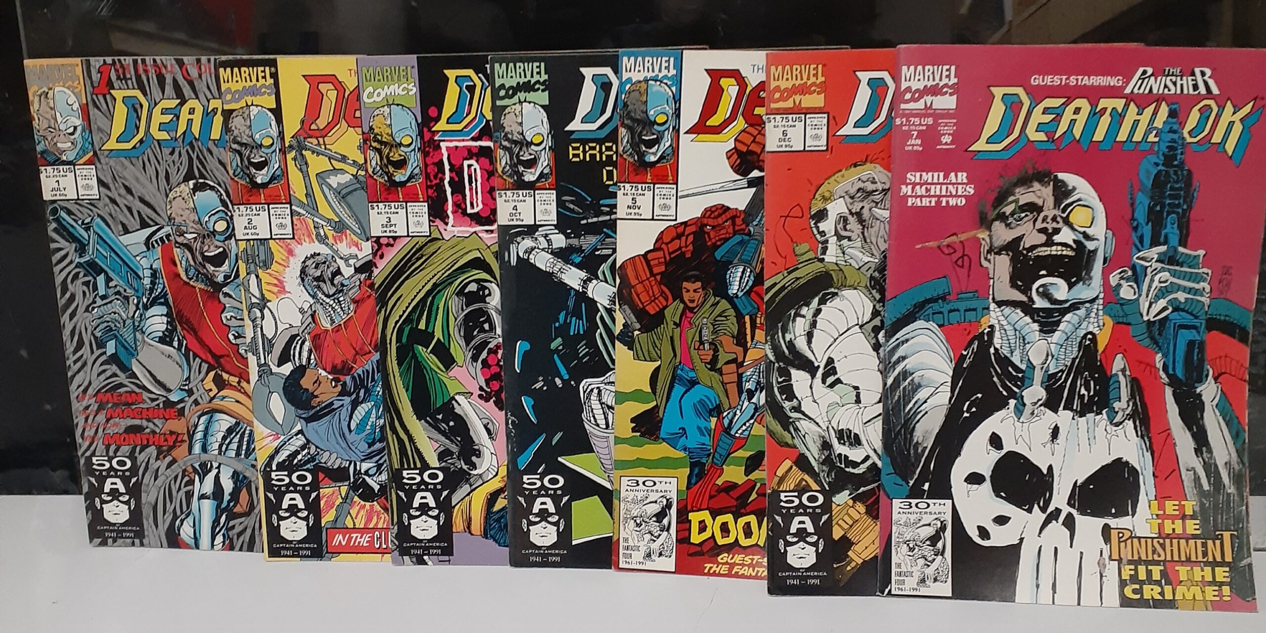 marvel comics deathlok 1991 issues 1 34 plus 1&2 annuals 1992, 1993 marvel comics deathlok 1991 issues 1 34 plus 1&2 annuals 1992, 1993