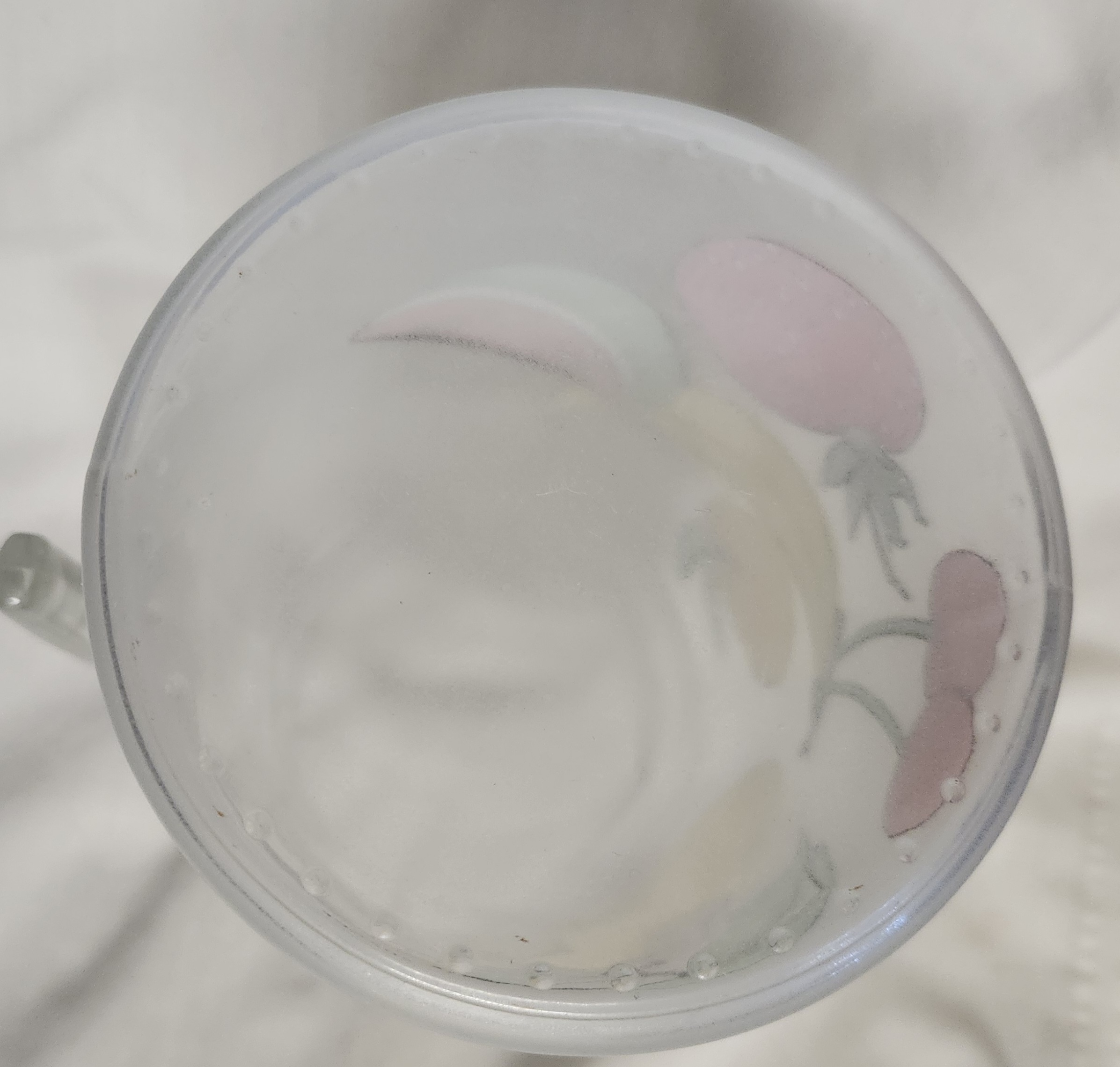 vintage frosted fruit pattern glass pitcher vintage frosted fruit pattern glass pitcher