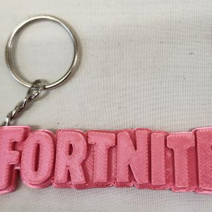 handcrafted 3d printed fortnite keychain by peachiks dezigns