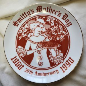 smitty's mother's day 30th anniversary collectors plate 1960 1990
