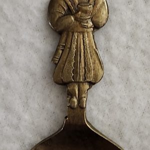vintage brass nabob coffee spoon