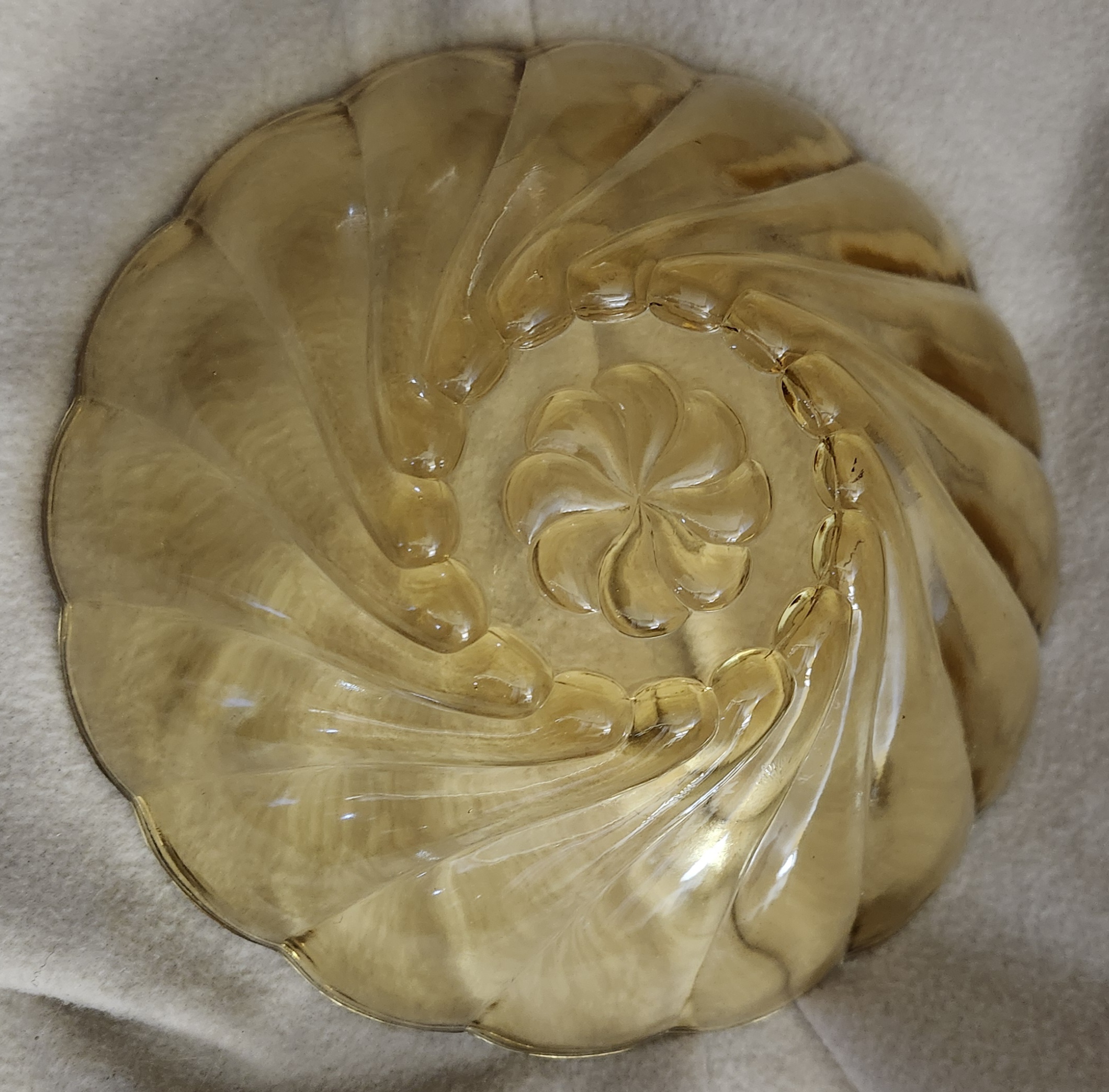bottom view amber glass bowl bottom view amber glass bowl